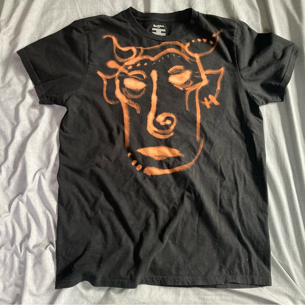 Self-made bleach art